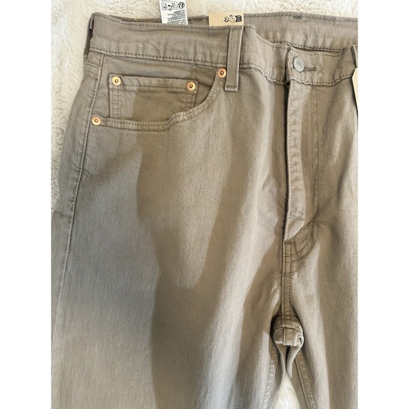 NEW Men's Levis‎ 505 Regular Jeans Stretch  Light Brown  W38 L32 - Picture 5 of 16